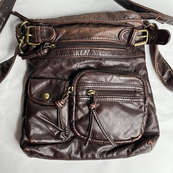 Scarleton Women's Ultra Soft Multi Pocket Crossbody Handbag Medium - Picture 2 of 5